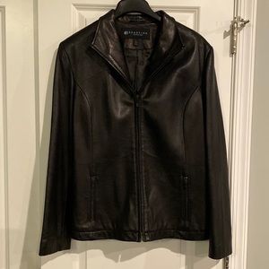 Women’s Kenneth Cole 100% leather jacket